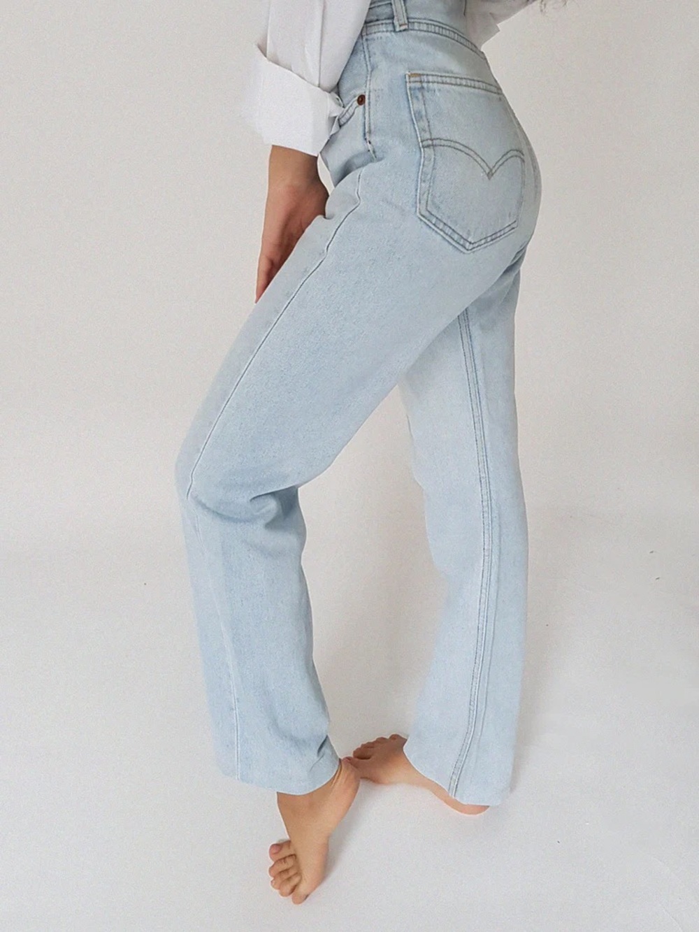 Levi’s 501 Original Vintage Light Wash Rigid Denim size 27 Long